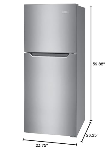 Frigidaire Stainless Freezer Apartment Size Refrigerator - John Pierce Auto Care