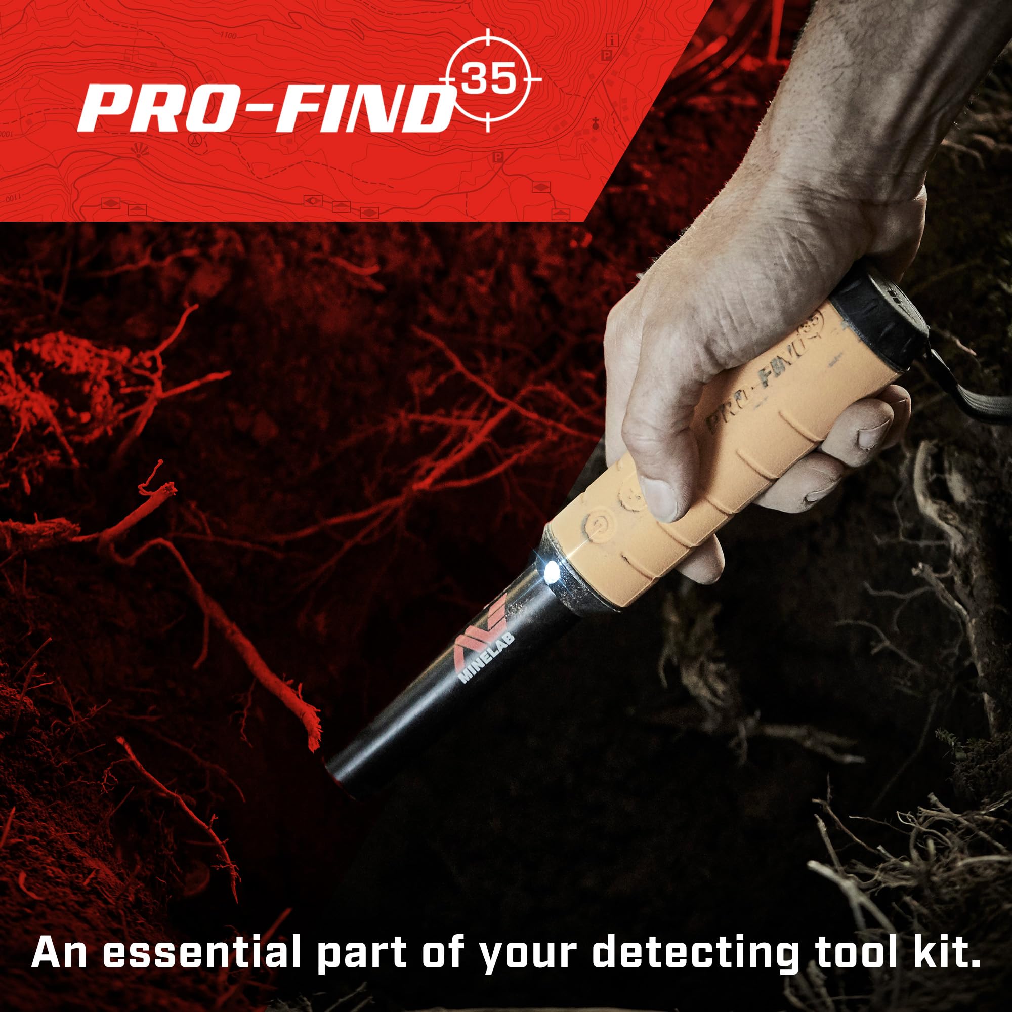Minelab PRO-FIND 35 Waterproof Pinpointer Metal Detector - John Pierce Auto Care