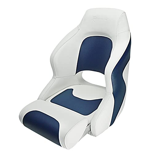 Seamander Premium White Captain Bucket Sport Boat Seat - John Pierce Auto Care
