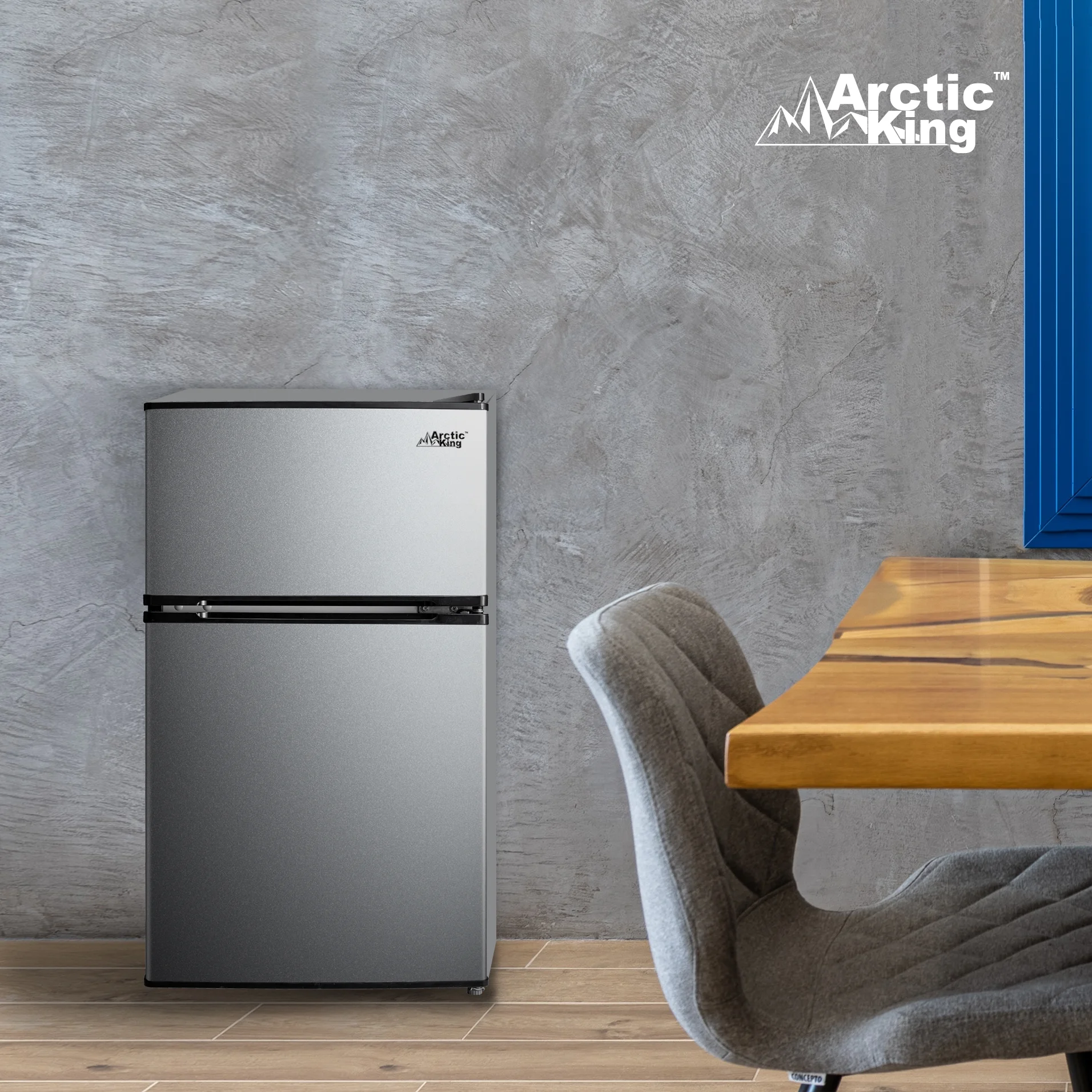 Arctic King 3.2 Cu. Ft. Mini Fridge, Stainless - John Pierce Auto Care