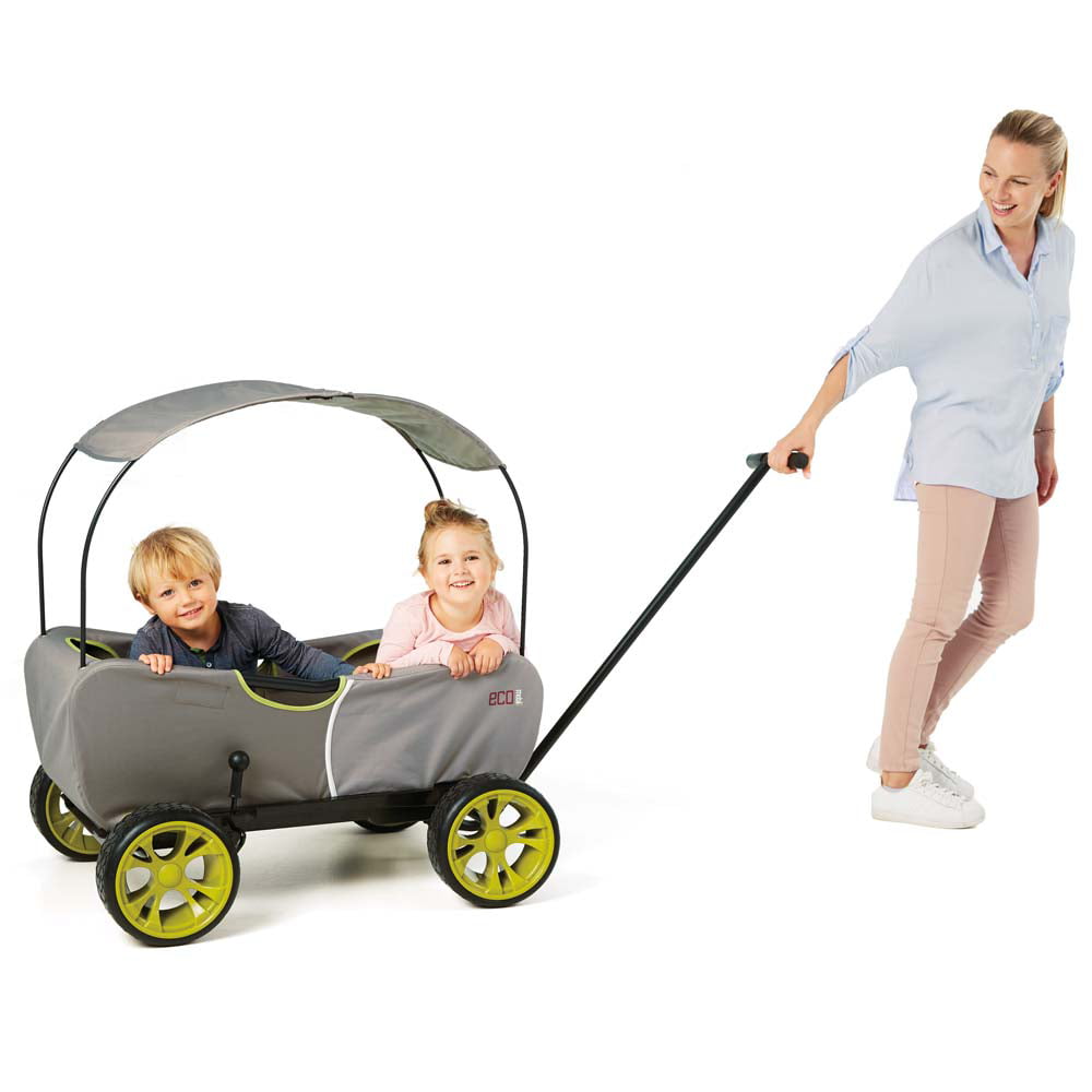 Hauck ECOmobil Foldable Hand-Pull Wagon (Forest Green) - John Pierce Auto Care