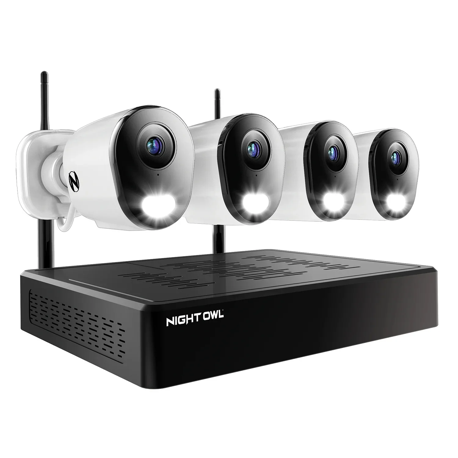 Night Owl 10 Channel 4K Wi-Fi NVR Security System with 1TB Hard Drive and 4 Wi-Fi IP 2K Deterrence Cameras with 2-Way Audio - John Pierce Auto Care