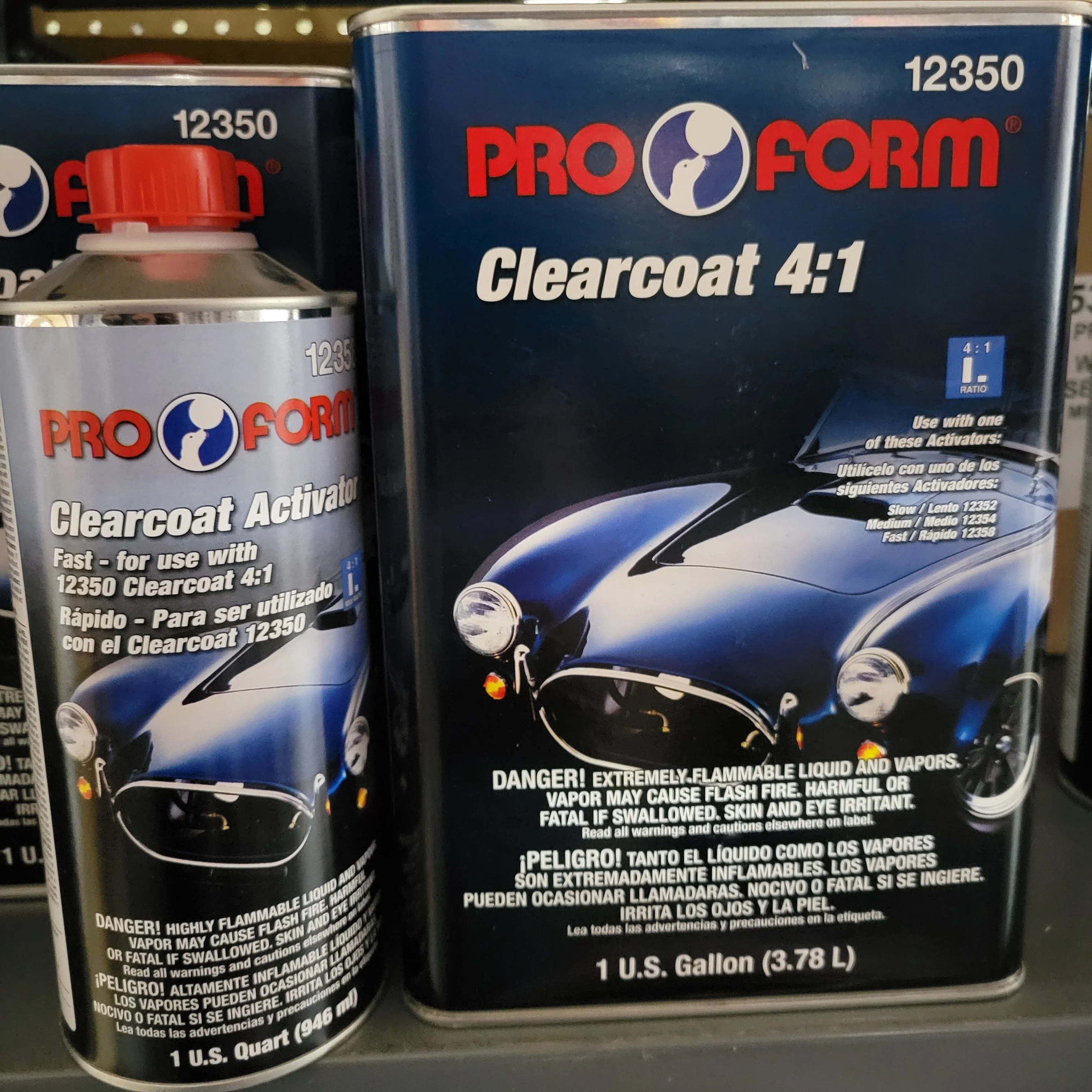 PRO FORM URETHANE CLEARCOAT With ACTIVATOR 4:1 Fast ACTIVATOR 4.2 VOC - John Pierce Auto Care