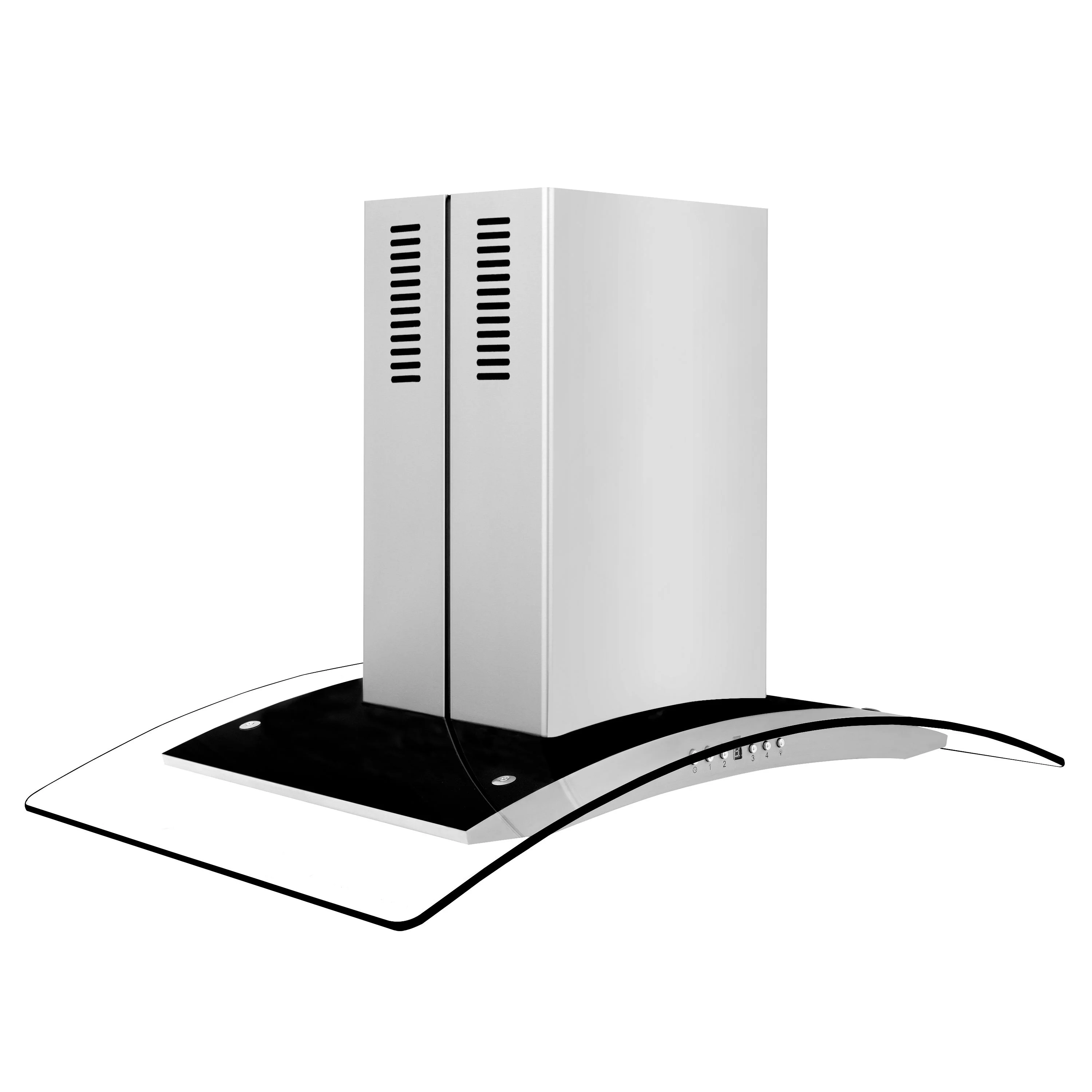 ZLINE 30 in. Island Mount Range Hood in Stainless Steel & Glass (GL14i-30) - John Pierce Auto Care