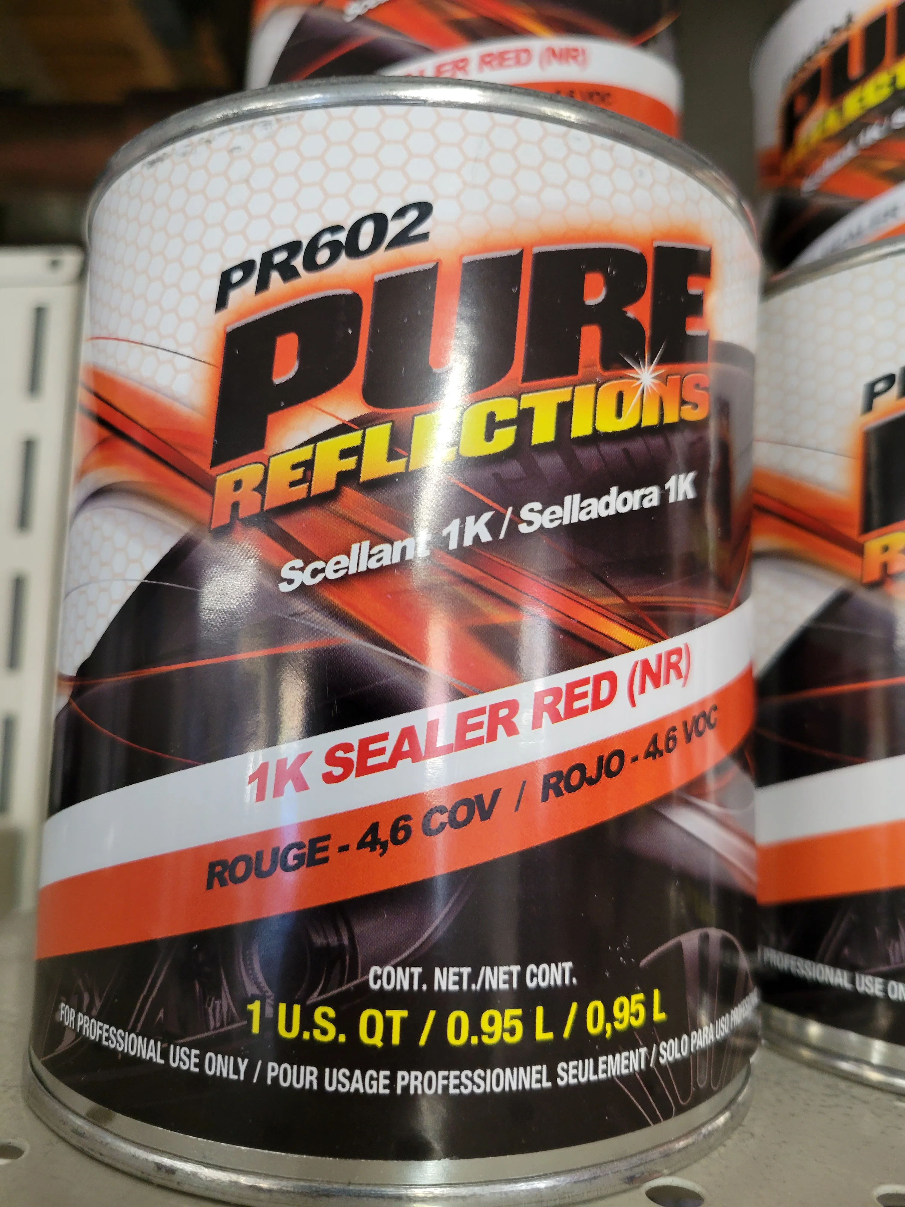 Pure Reflections 1K Sealer Red Qt - John Pierce Auto Care