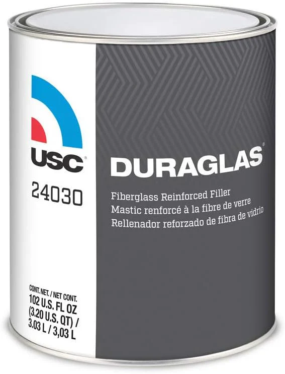 USC Duragalas Fiberglass Body Filler (Gallon) 24030 77042 Made in USA - John Pierce Auto Care