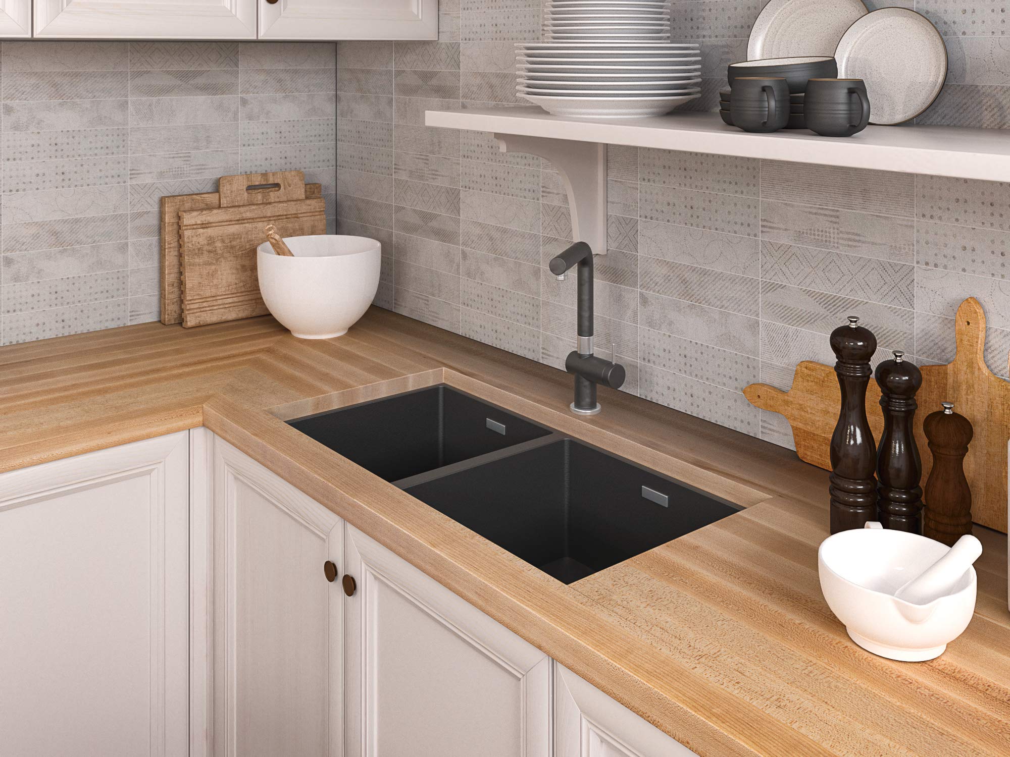 Big Bison Maple Wood Butcher Block Countertop - John Pierce Auto Care