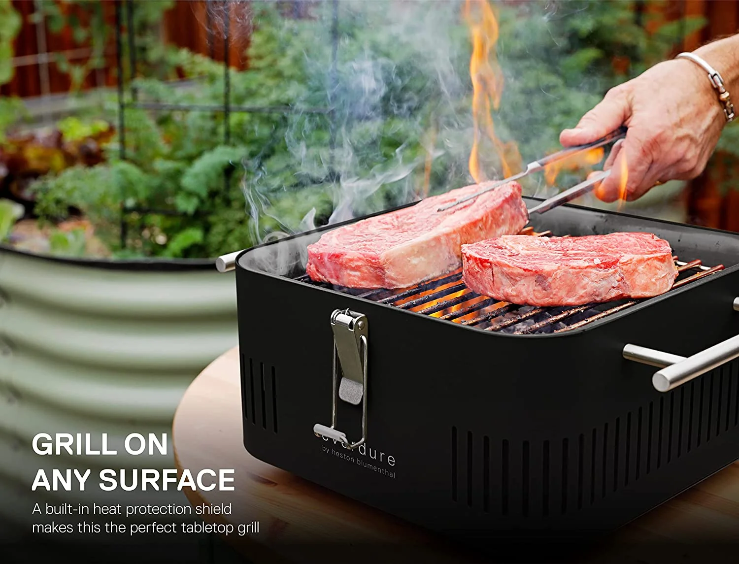 Everdure CUBE Portable Charcoal Grill, Matte Black - John Pierce Auto Care
