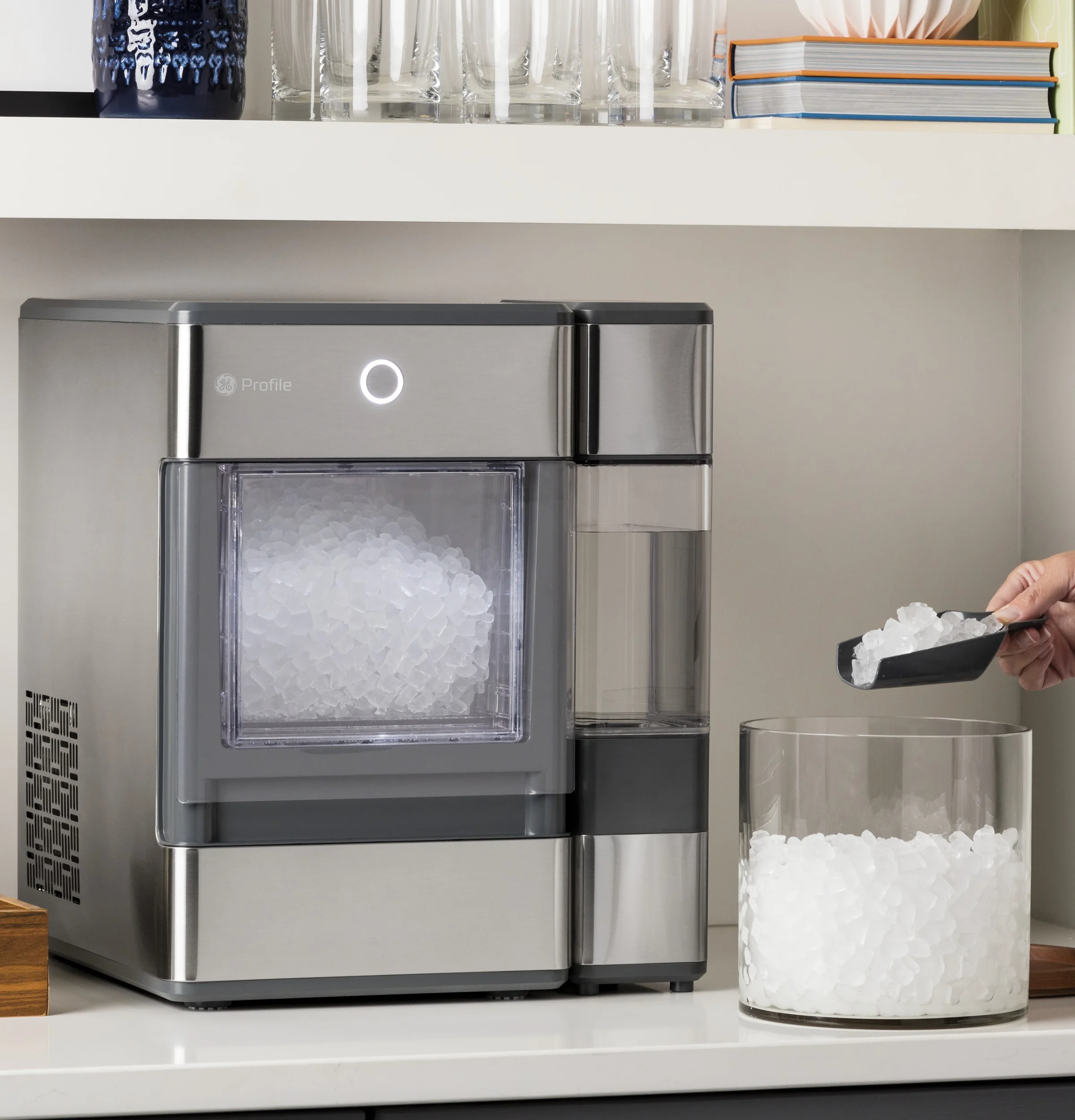 GE Profile™ Opal™ Nugget Ice Maker with Side Tank, Countertop Icemaker, Stainless Steel - John Pierce Auto Care
