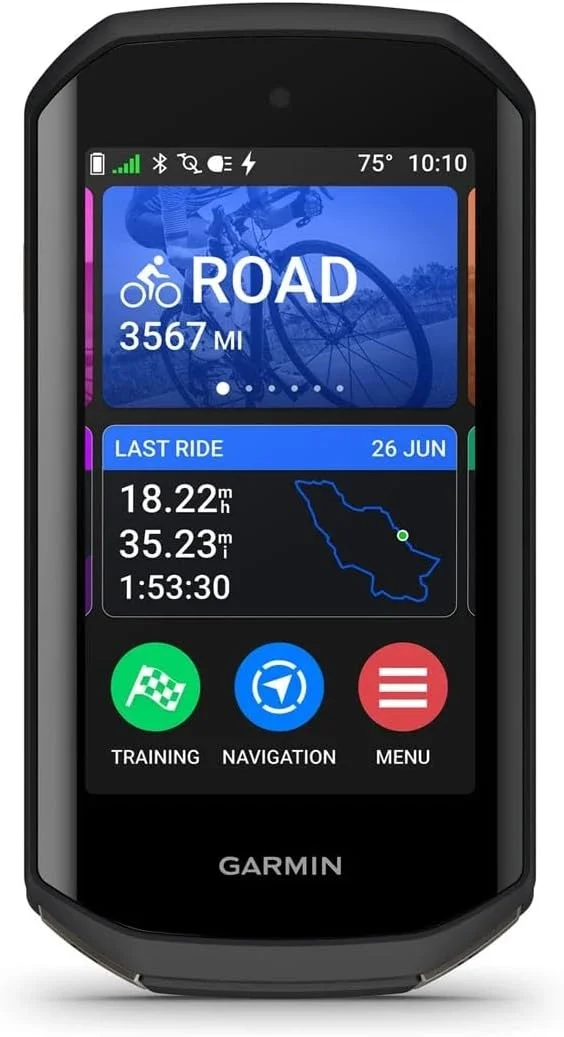 Garmin Edge 1050®, Premium Cycling Computer, Vivid Color Touchscreen Display, Built-in Speaker, Advanced Training and Group Ride Features, Road Hazard Alerts - John Pierce Auto Care