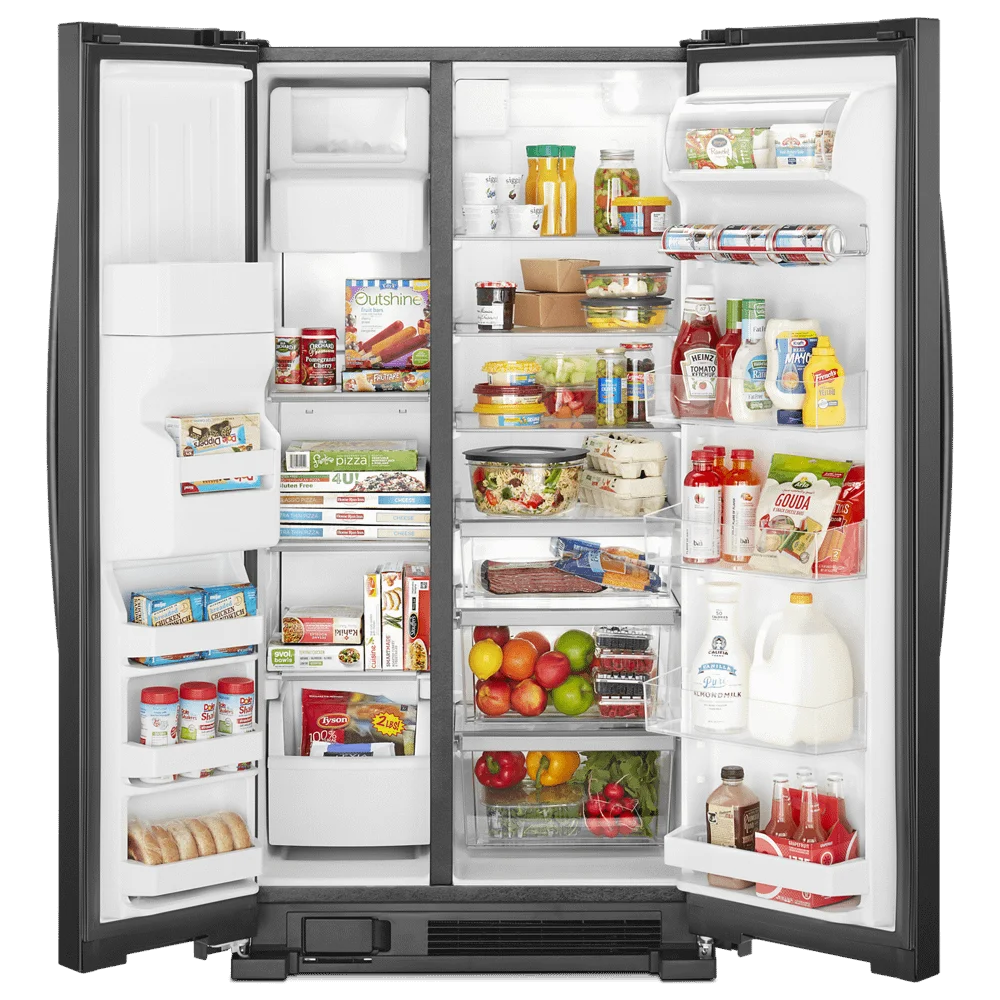 Whirlpool 21.4 Cu. Ft. Side-by-Side Refrigerator - John Pierce Auto Care