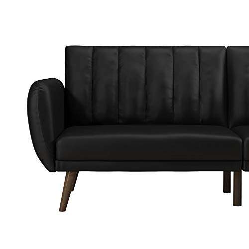 Novogratz Brittany Futon Convertible Leather - John Pierce Auto Care