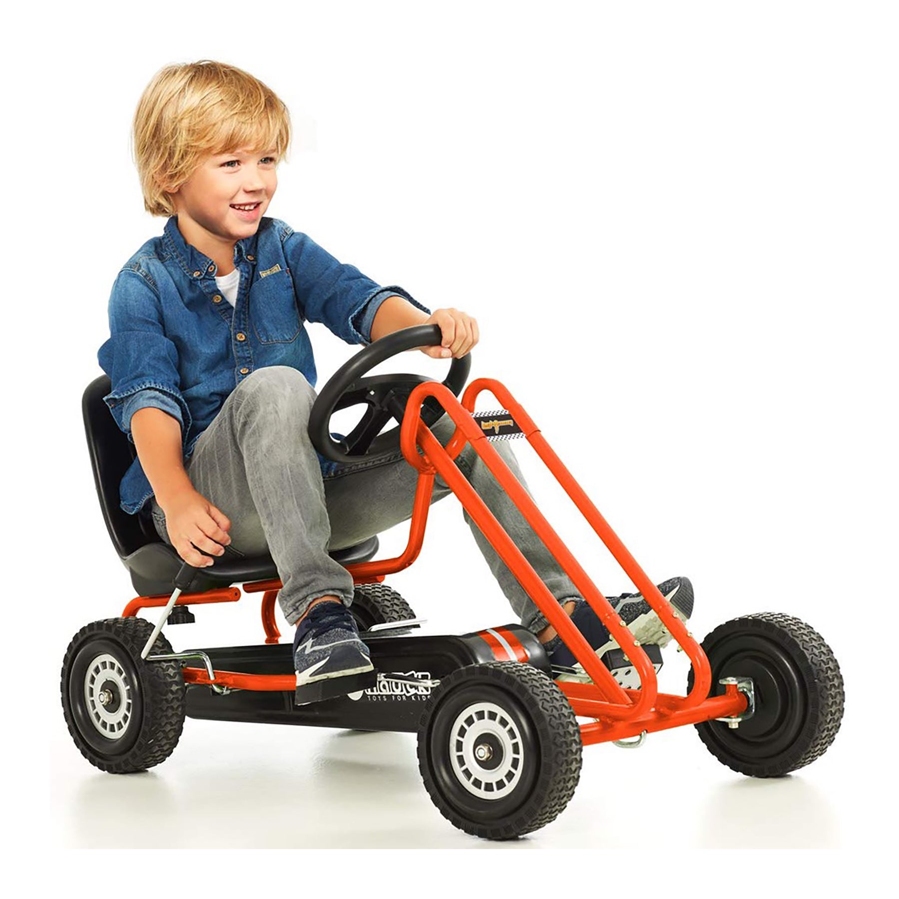 Hauck Lightning Pedal Go Kart Ride-On Toy with Adjustable Seat - John Pierce Auto Care