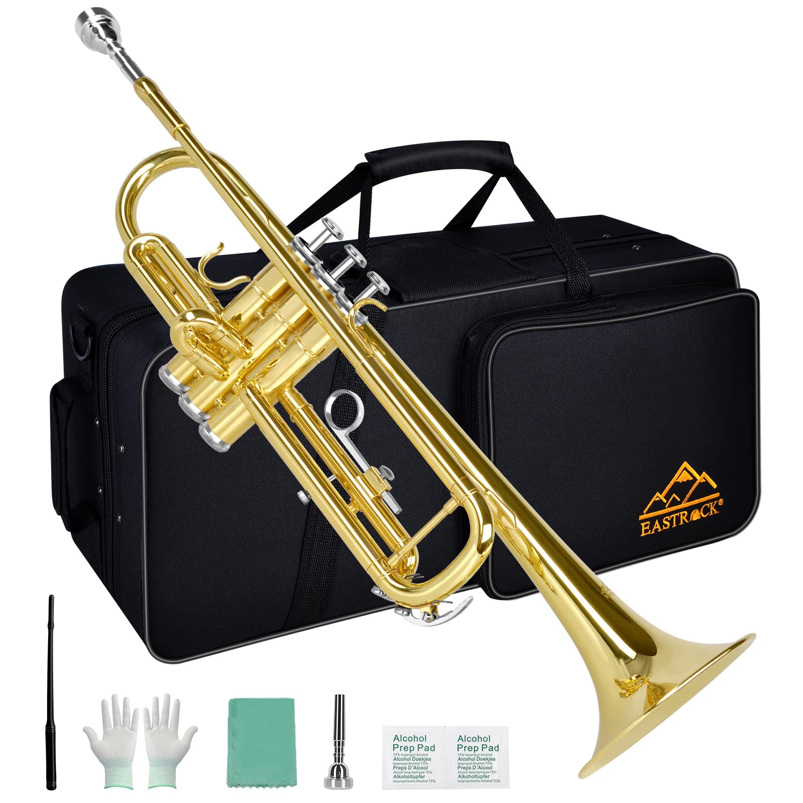 EASTROCK Bb Trumpet Standard Brass Trumpet Set - John Pierce Auto Care