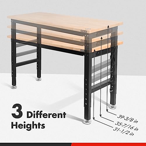 WORKPRO Adjustable Workbench Heavy Duty Workstation - John Pierce Auto Care