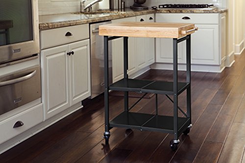 Origami Foldable Kitchen Island Black - John Pierce Auto Care