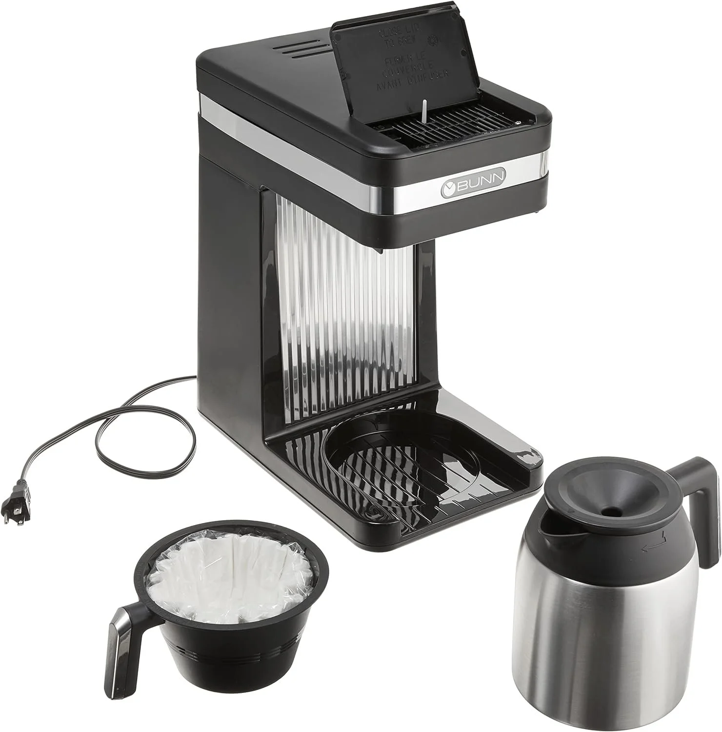 BUNN 55200 CSB3T Speed Brew Platinum Thermal Coffee Maker Stainless Steel, 10-Cup, Black - John Pierce Auto Care