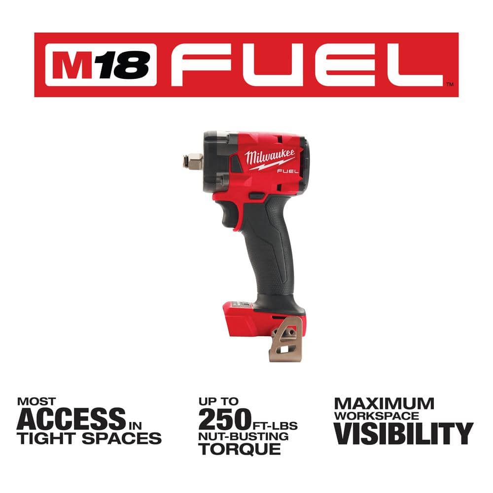Milwaukee M18 FUEL Brushless 1/2-Inch Impact Wrench (Tool Only) - John Pierce Auto Care