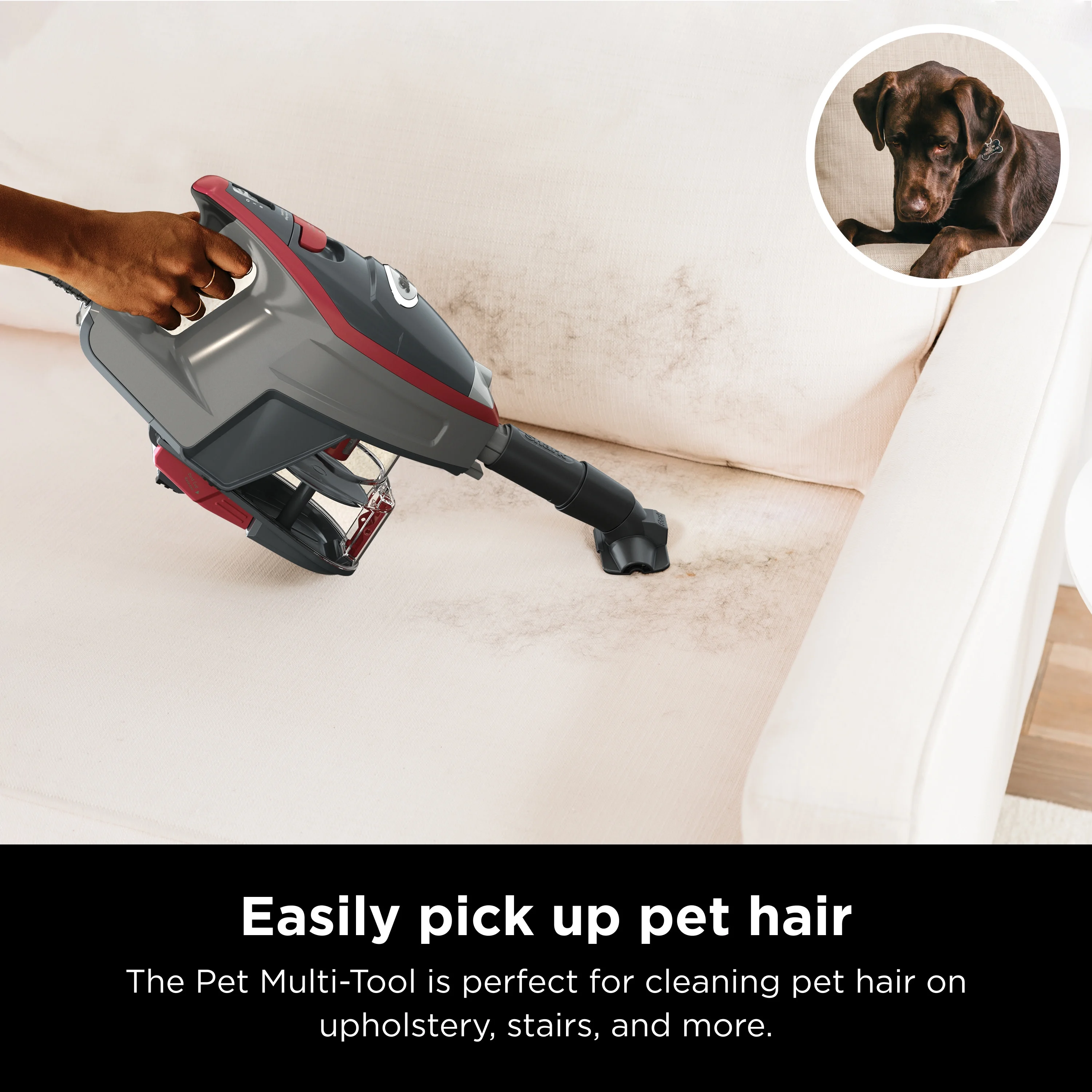 Shark Rocket Pro Corded Stick Vacuum Cleaner, Red, HV370 - John Pierce Auto Care