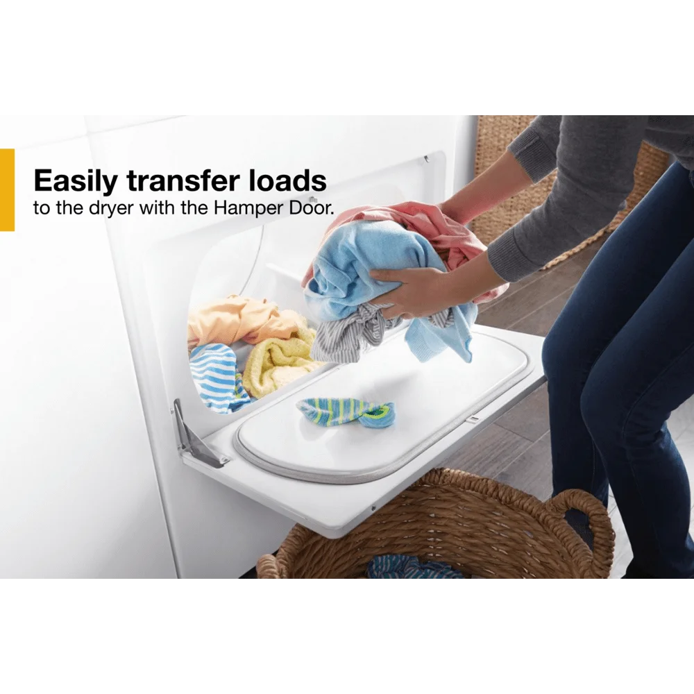 Whirlpool® WED4950HW - 7.0 Cu Ft - Top Load Electric Dryer - White - With AutoDry™ Drying System - John Pierce Auto Care