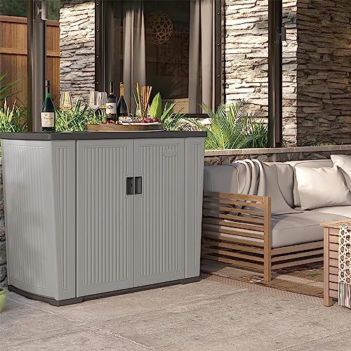 Suncast Backyard Outdoor Storage Peppercorn - John Pierce Auto Care