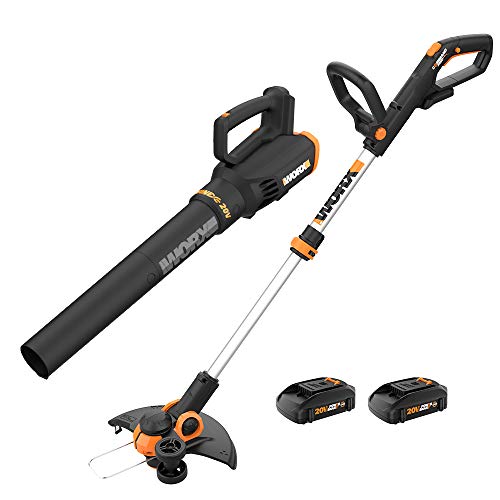 WORX 20V Cordless String Trimmer Edger and Leaf Blower Combo Kit - John Pierce Auto Care
