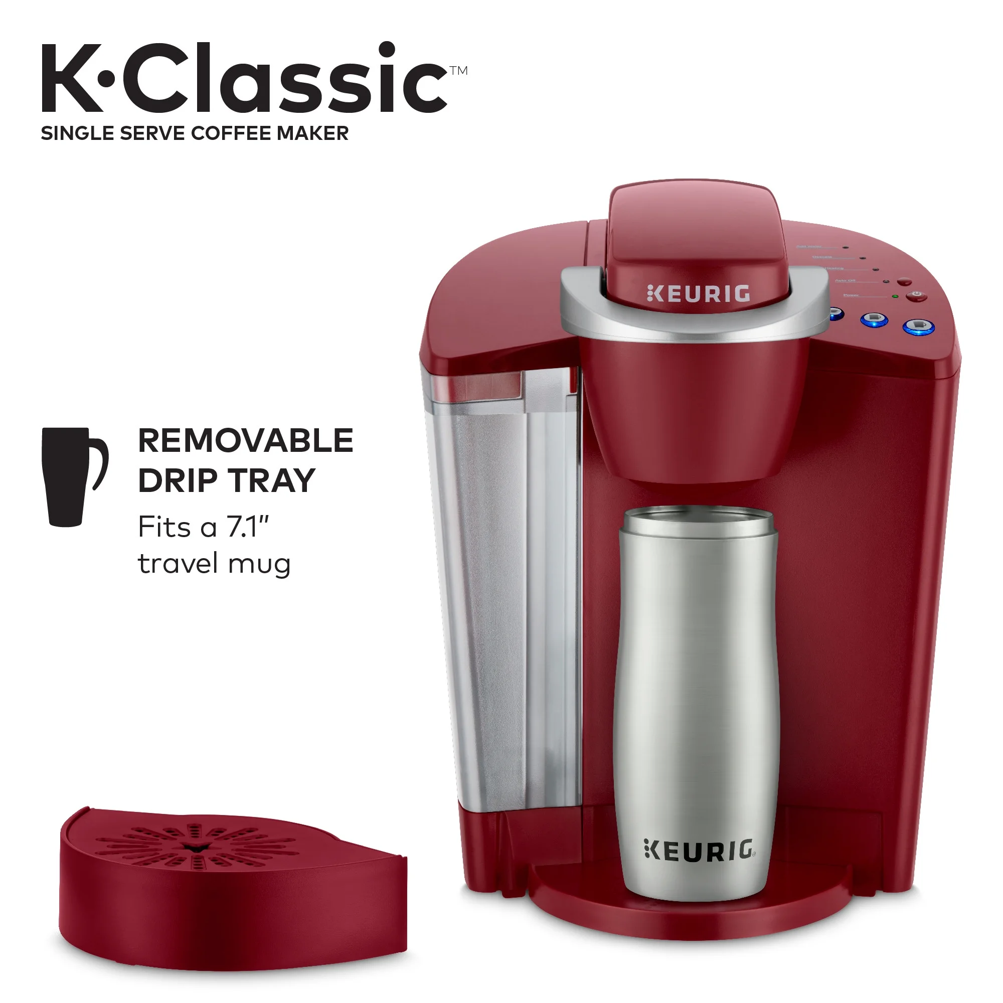 Keurig K-Classic Single Serve K-Cup Pod Coffee Maker, Rhubarb - John Pierce Auto Care