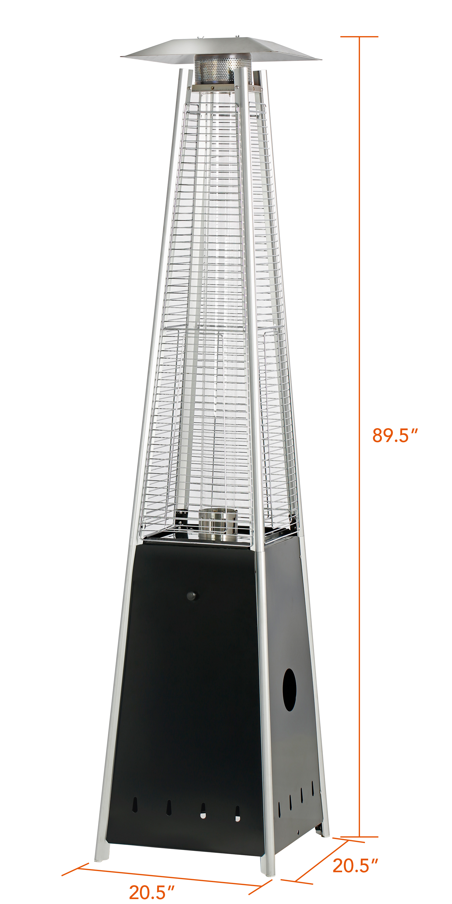 HeatMaxx 40,000 BTU Spiral Flame Patio Heater - John Pierce Auto Care