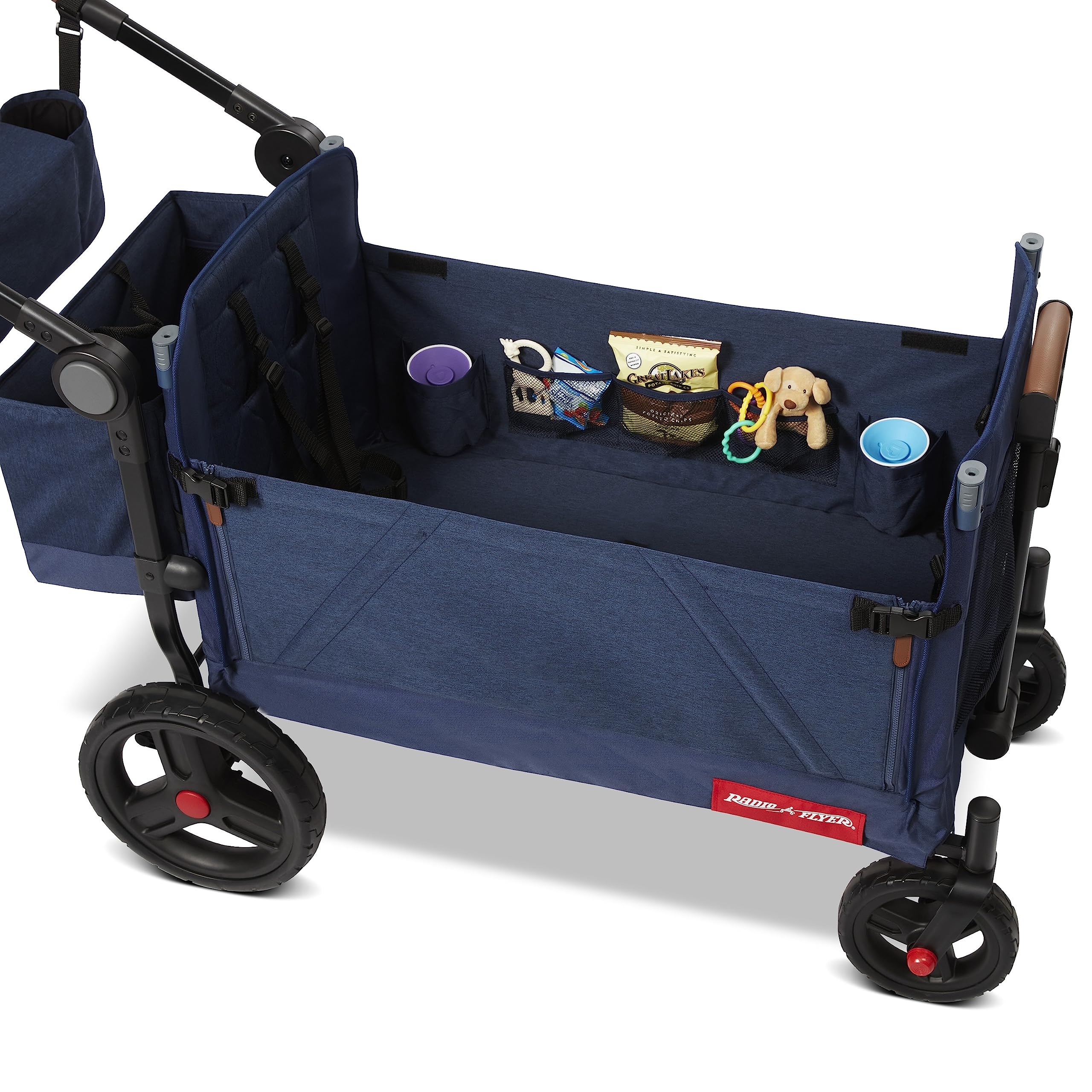Radio Flyer Atlas Stroll Folding Twin Stroller Wagon - John Pierce Auto Care