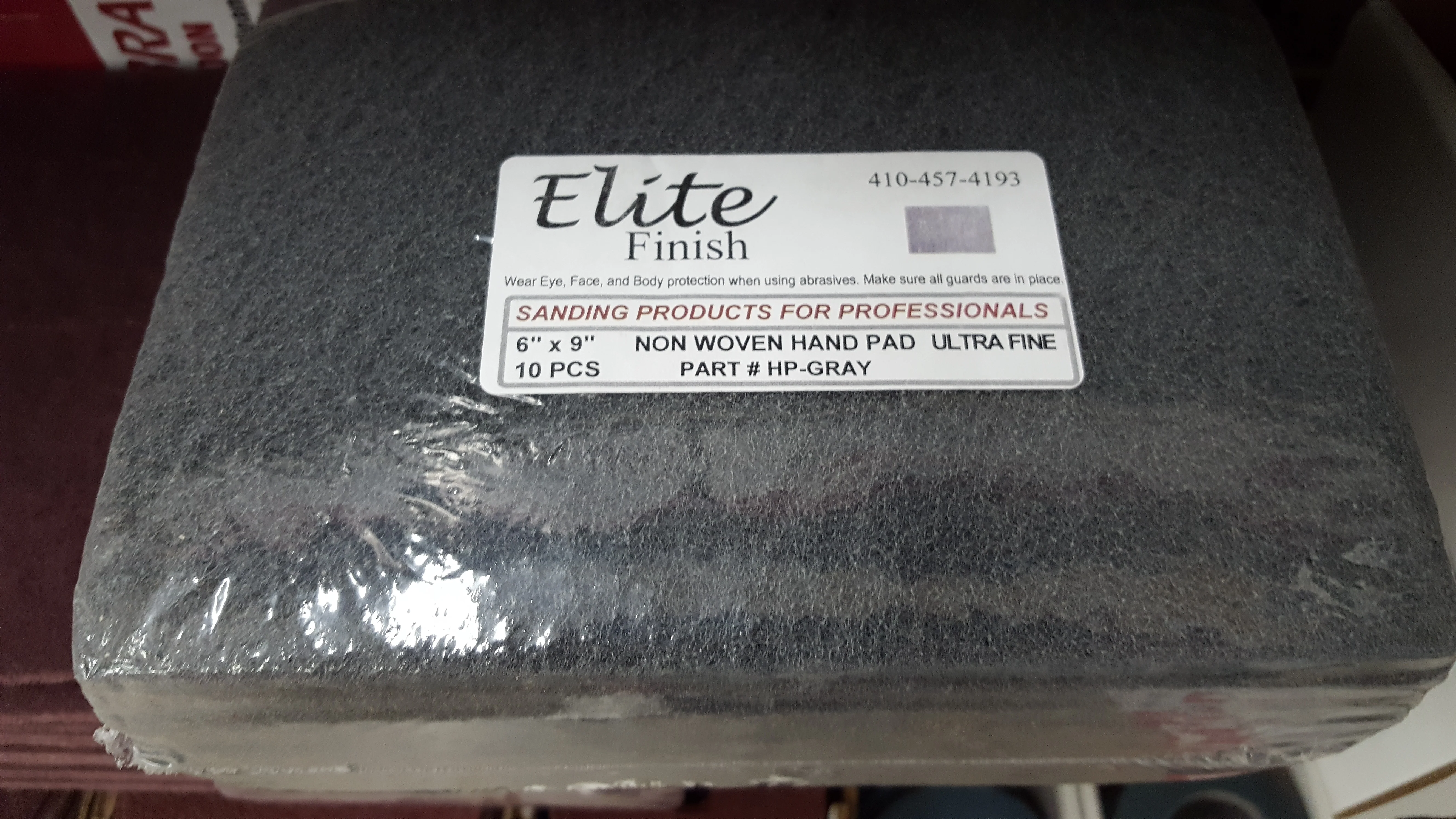 Elite Finish Scuff Pad Gray ultra Fine 6