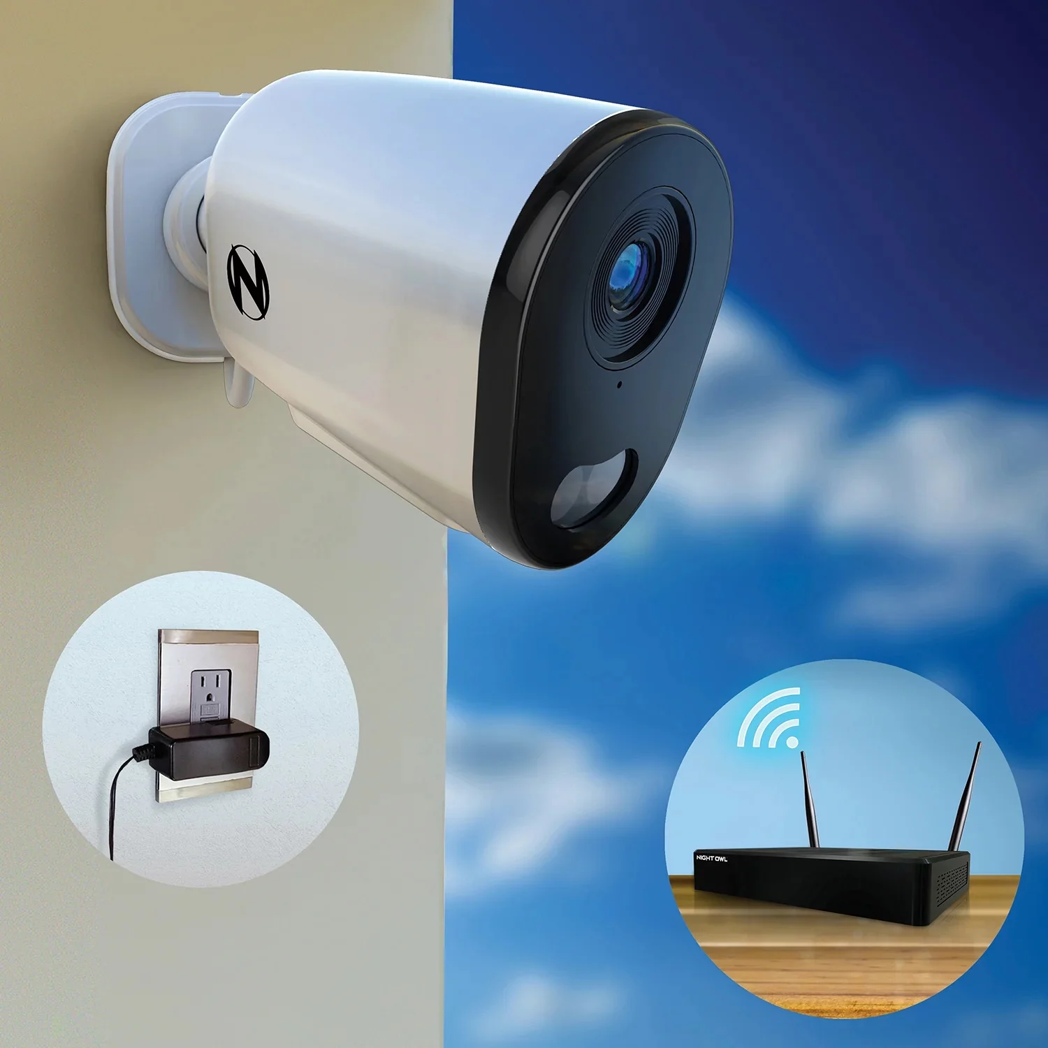 Night Owl 10 Channel 4K Wi-Fi NVR Security System with 1TB Hard Drive and 4 Wi-Fi IP 2K Deterrence Cameras with 2-Way Audio - John Pierce Auto Care