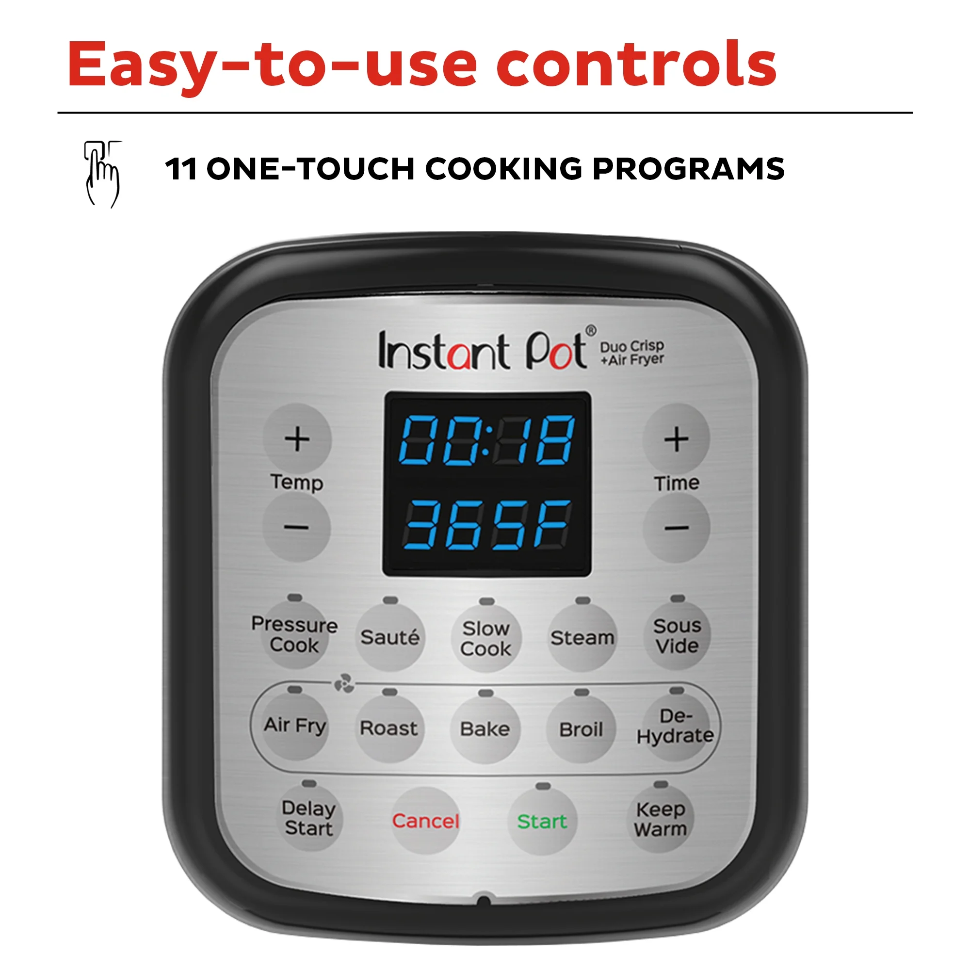 Instant Pot Duo Crisp 11-in-1 Air Fryer and Electric Pressure Cooker Combo with Multicooker Lids that Air Fries, Steams, Slow Cooks, Sautés, Dehydrates and More, Free App With 1900 Recipes, 8 Quart - John Pierce Auto Care