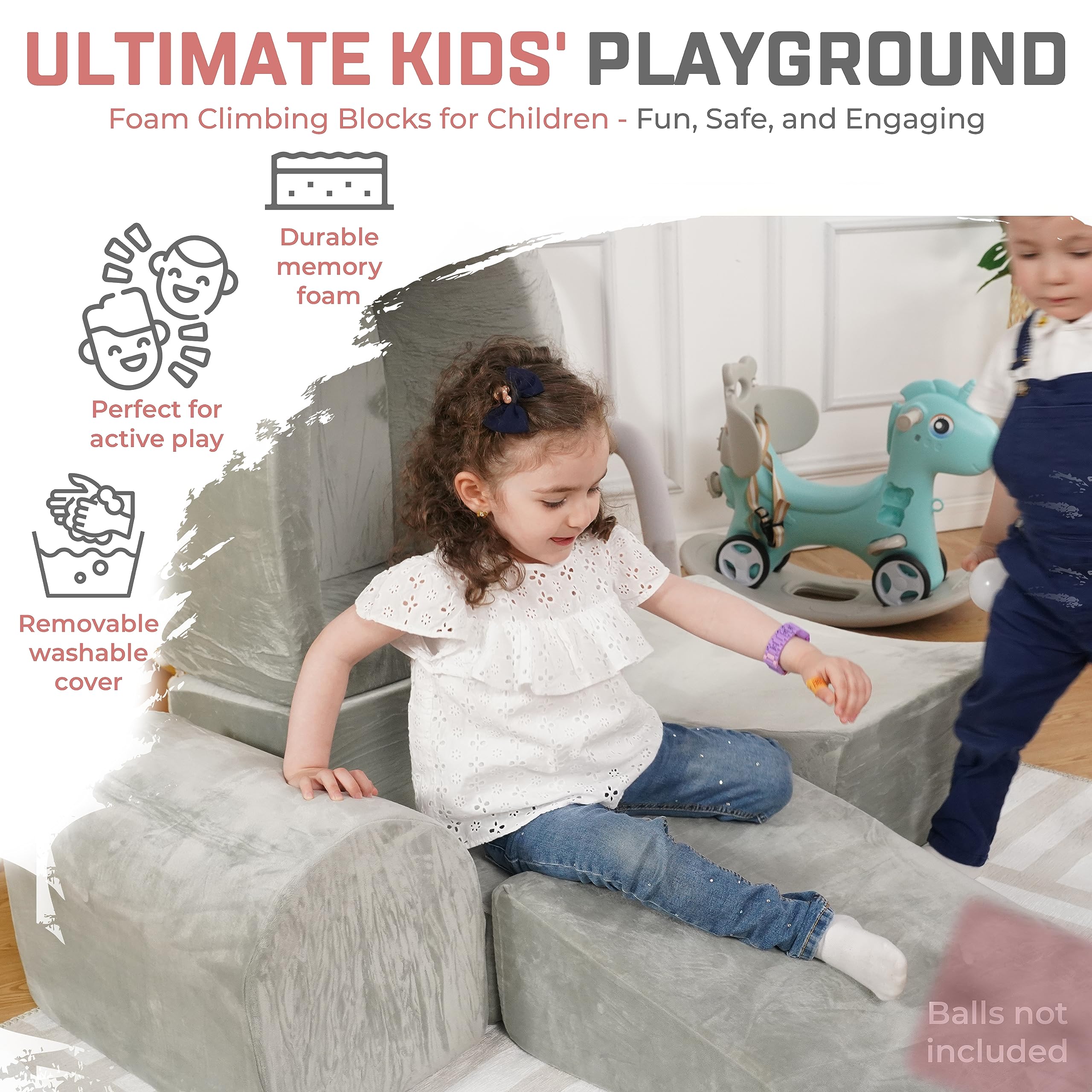 YSMALAT Foam Climbing Block Set for Toddlers and Preschoolers - John Pierce Auto Care