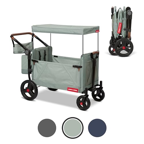 Radio Flyer Atlas Stroll Folding Twin Stroller Wagon - John Pierce Auto Care