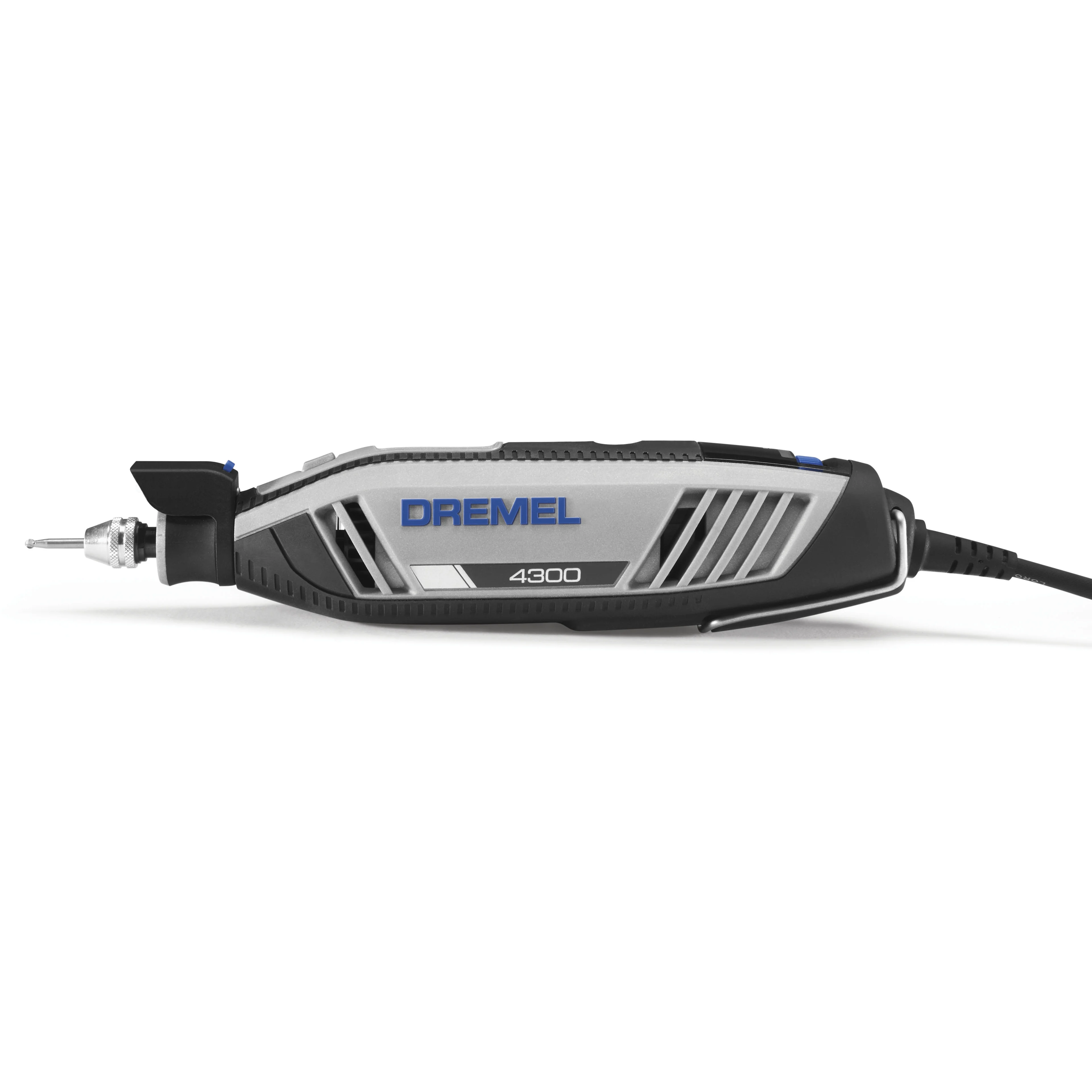 Dremel 4300-9/64 Corded Variable Speed Rotary Tool Kit with Flex Shaft and Hard Storage Case, High Power & Performance, Variable Speed - Engraver, Etcher, Sander, and Polisher - John Pierce Auto Care