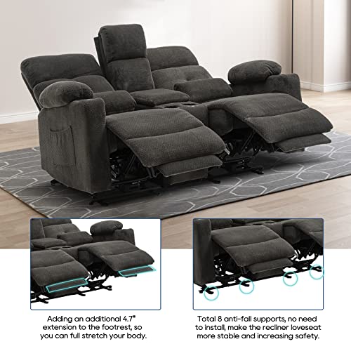 RIHEREFY 68-Inch RV Power Reclining Loveseat (Wall Hugger) - John Pierce Auto Care