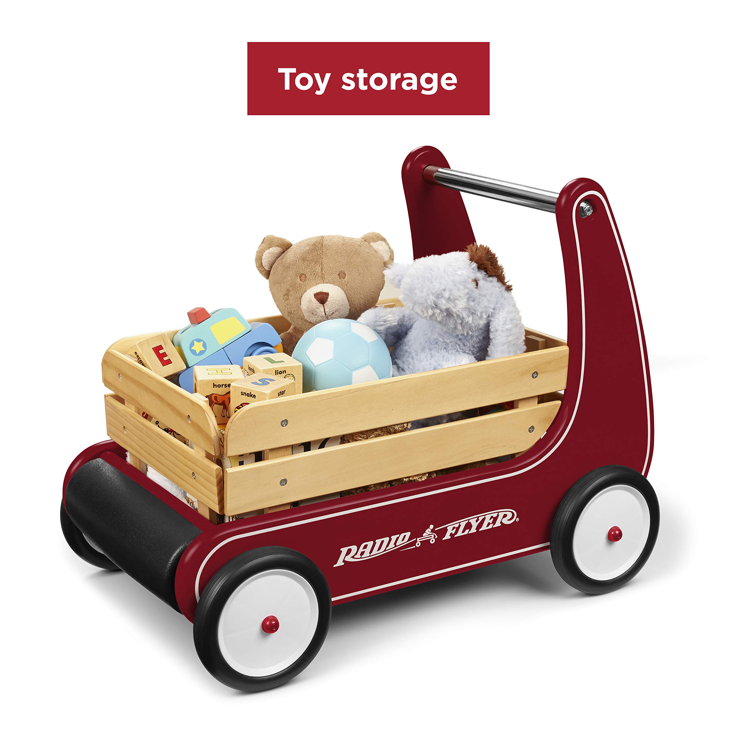 Radio Flyer Classic Wooden Walker Wagon for Toddlers - John Pierce Auto Care