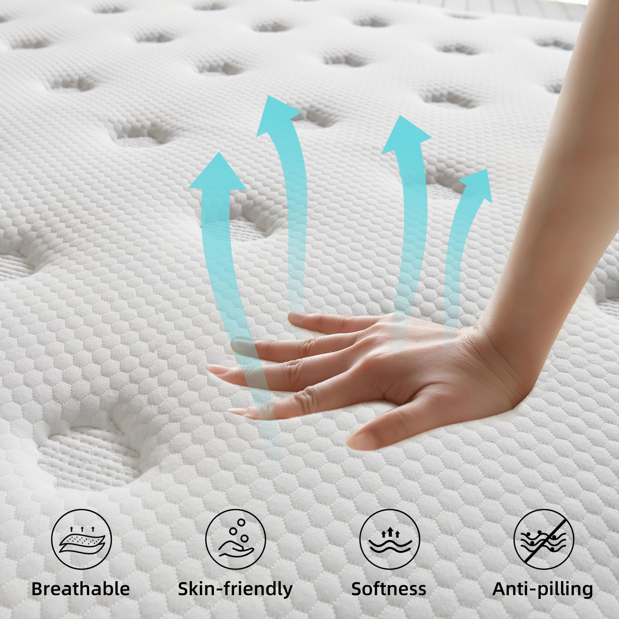 Sofree Bedding 12-Inch Memory Foam Hybrid Mattress - John Pierce Auto Care