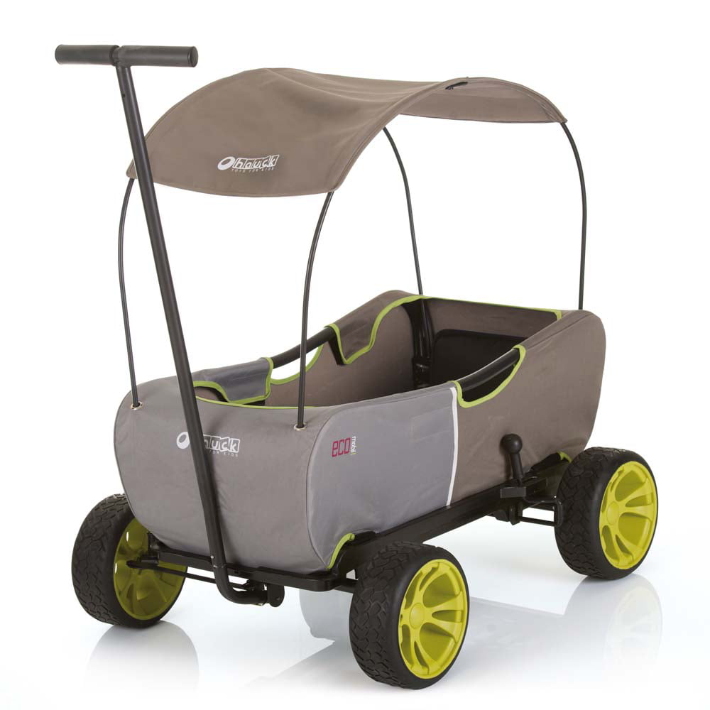 Hauck ECOmobil Foldable Hand-Pull Wagon (Forest Green) - John Pierce Auto Care