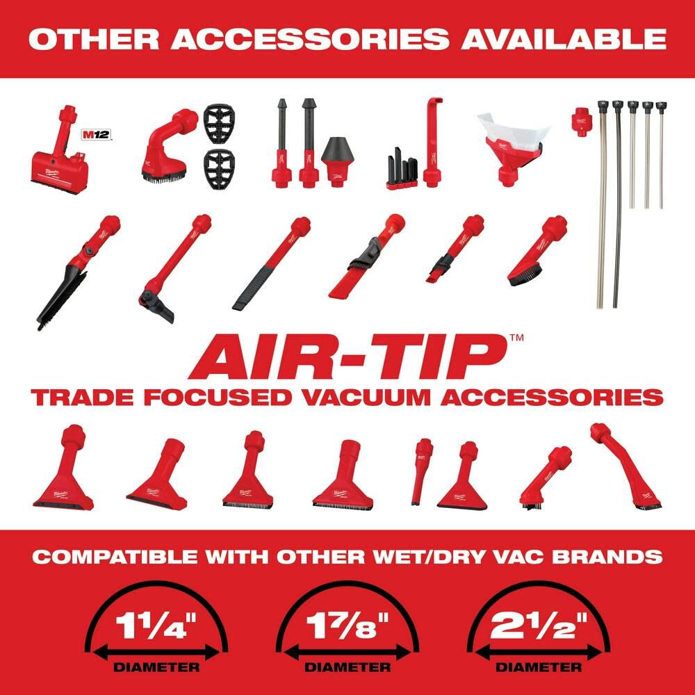 Milwaukee M18 Compact Vacuum - John Pierce Auto Care