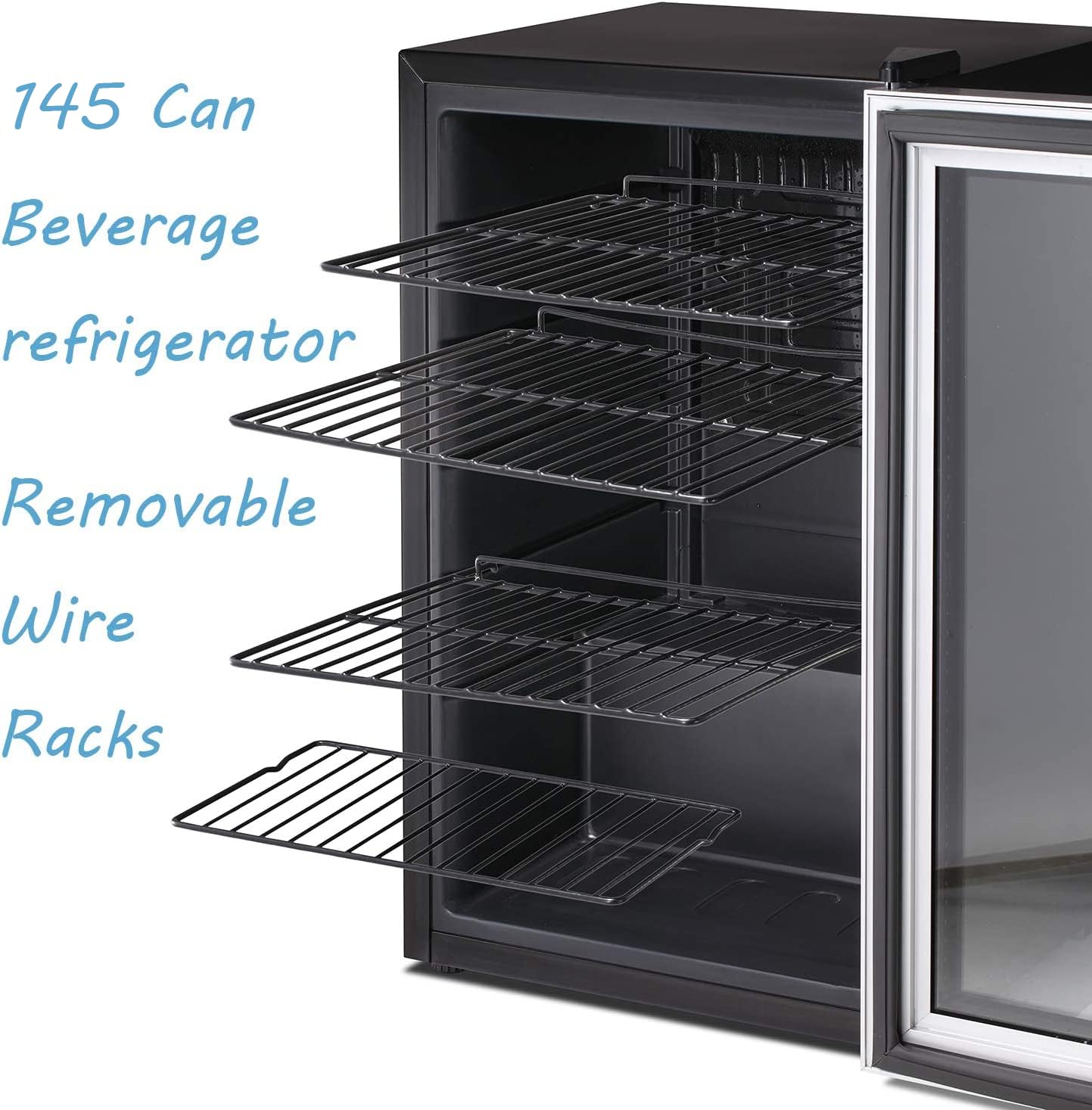 Antarctic Star 120-Can Stainless Steel Beverage Refrigerator - John Pierce Auto Care