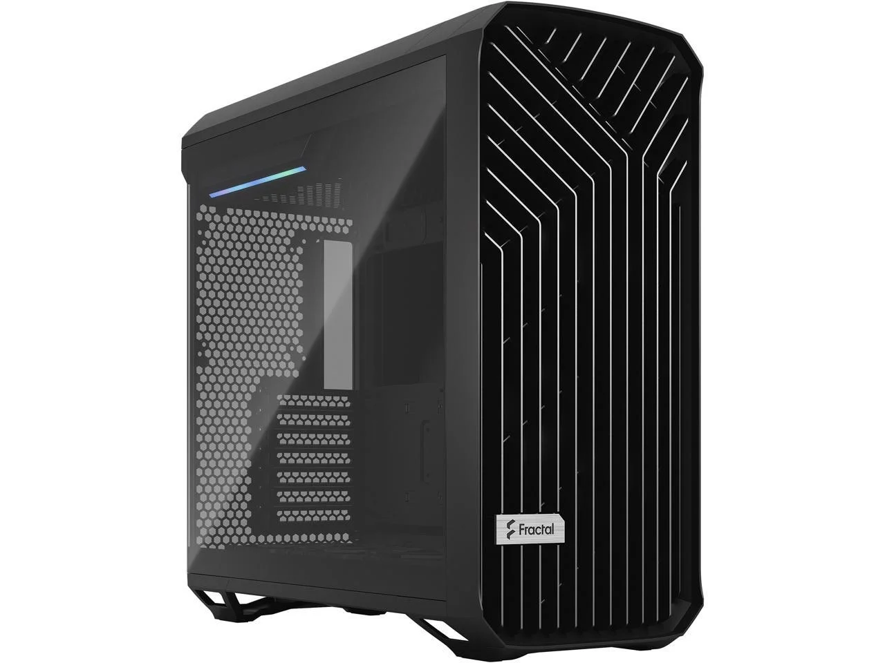 Fractal Design Torrent Black E-ATX Tempered Glass Window High-Airflow Mid Tower Computer Case - John Pierce Auto Care