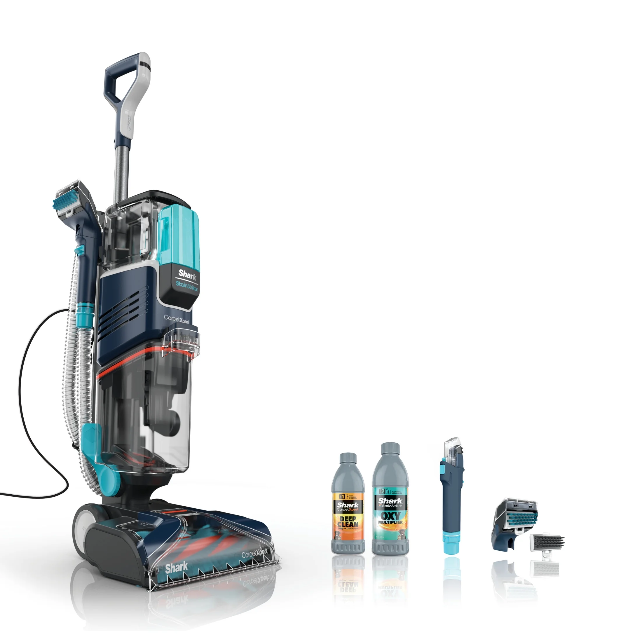 Shark CarpetXpert with Spot & Stain Eliminator, Deep Cleaning Tough Stains, Shampooer- Upright Carpet Cleaner + Upright Bundle - John Pierce Auto Care