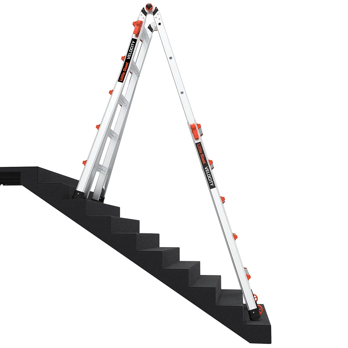 Little Giant Model 22 Aluminum Multi-Use Ladder, Type 1A - 300 lbs. Rated - John Pierce Auto Care