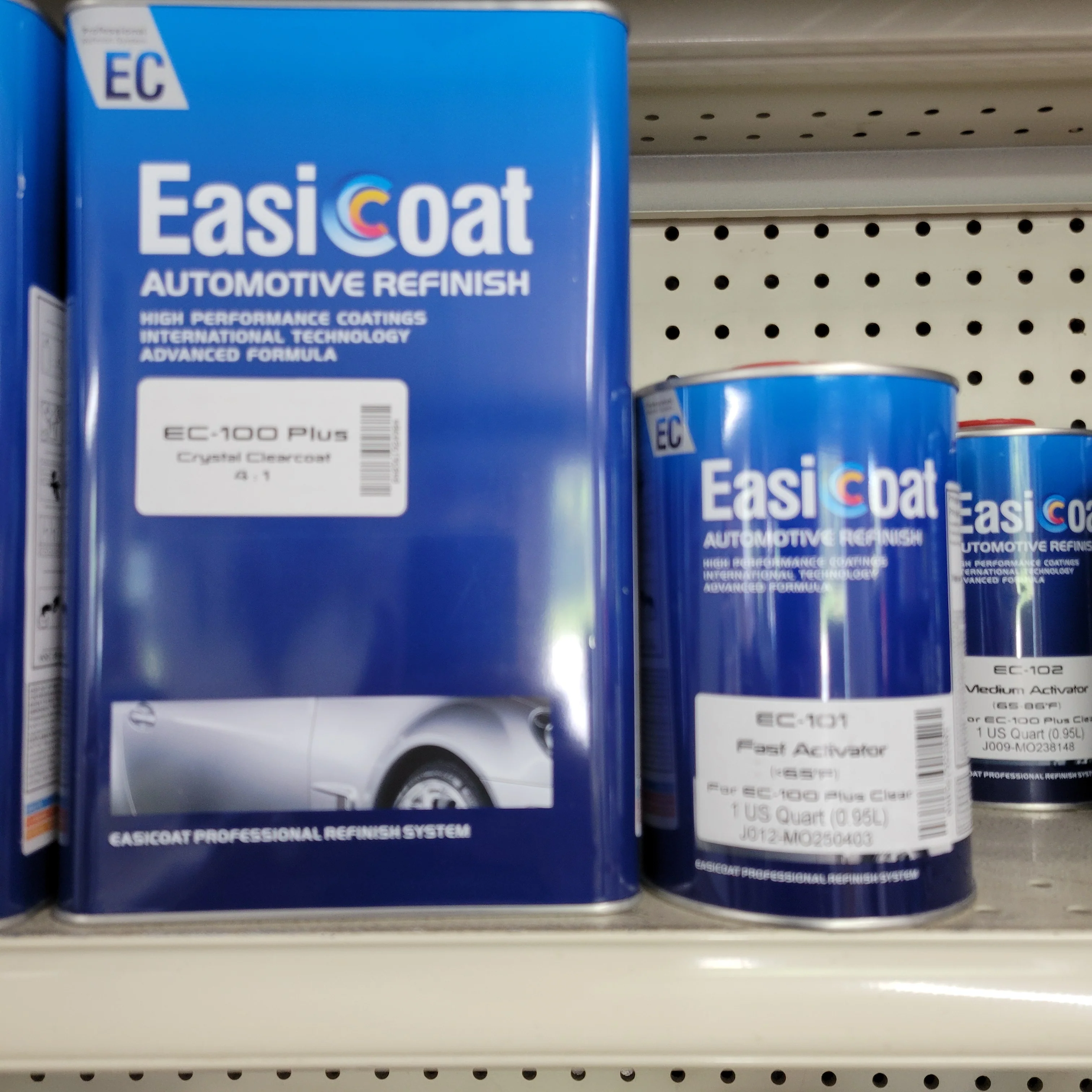 1 GALLON KIT EC100 Clear Coat Easi Coat 4-1 Mix With Fast Activator - John Pierce Auto Care