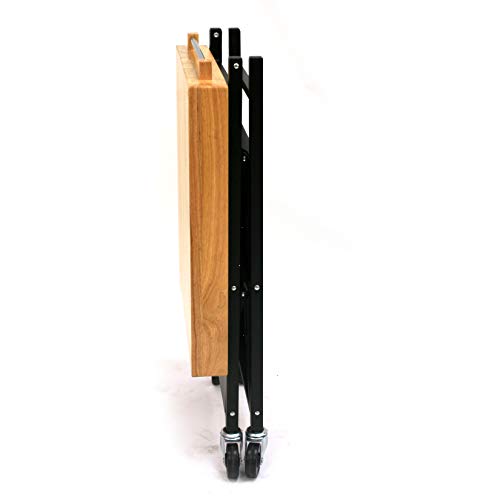 Origami Foldable Kitchen Island Black - John Pierce Auto Care