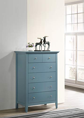 Glory Furniture Hammond Blue Chest - John Pierce Auto Care