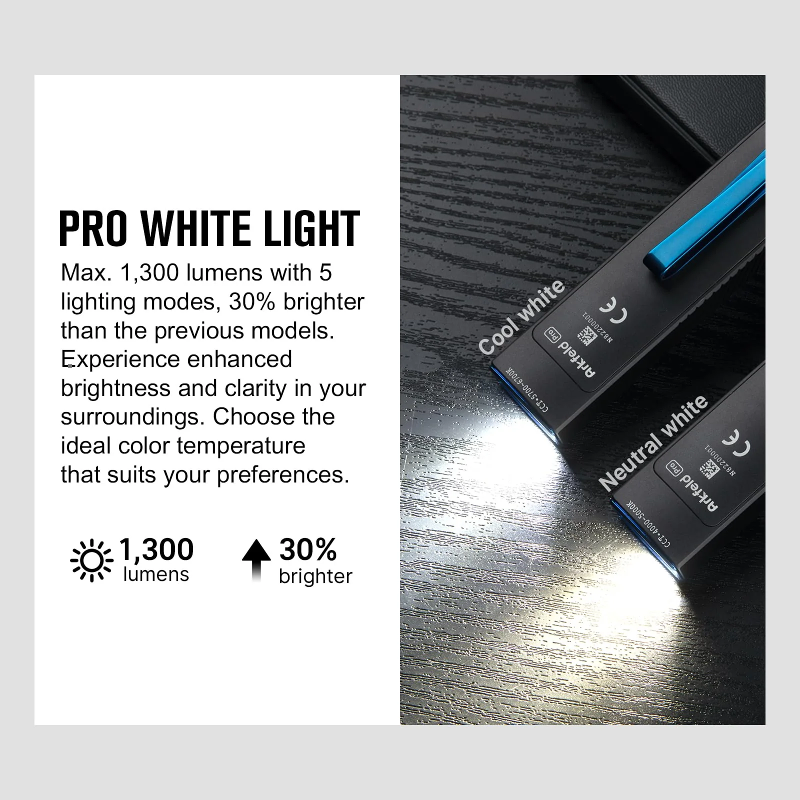 OLIGHT Arkfeld Pro Rechargeable EDC Flashlight - John Pierce Auto Care