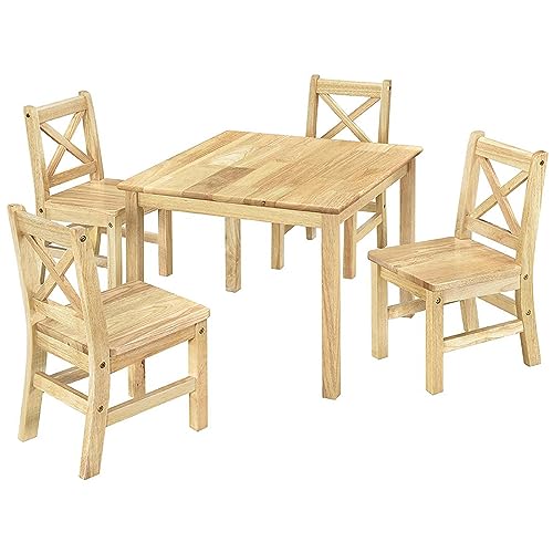 EHemco Solid Wood Kids Table and Chair Furniture Set - John Pierce Auto Care