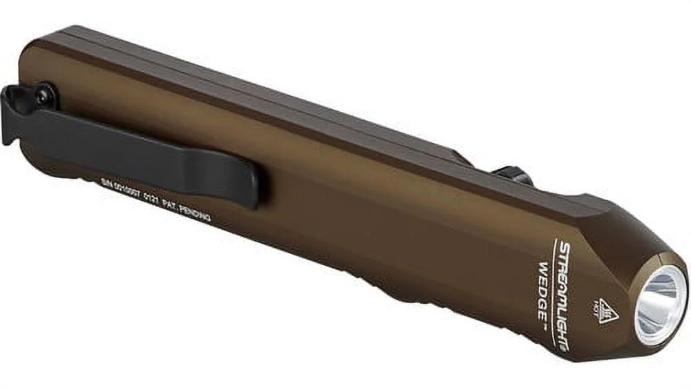 1PK Streamlight 88811 Wedge Slim Everyday Carry Flashlight - Coyote - John Pierce Auto Care